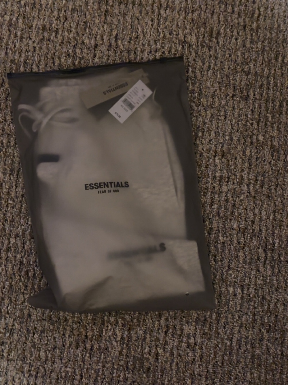 Men's Drawstring Backpack - White